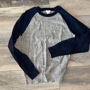 Crewcuts Gray and Navy Sweater